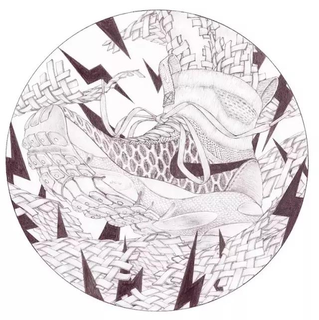 铅笔画耐克,耐克怎样画很好看