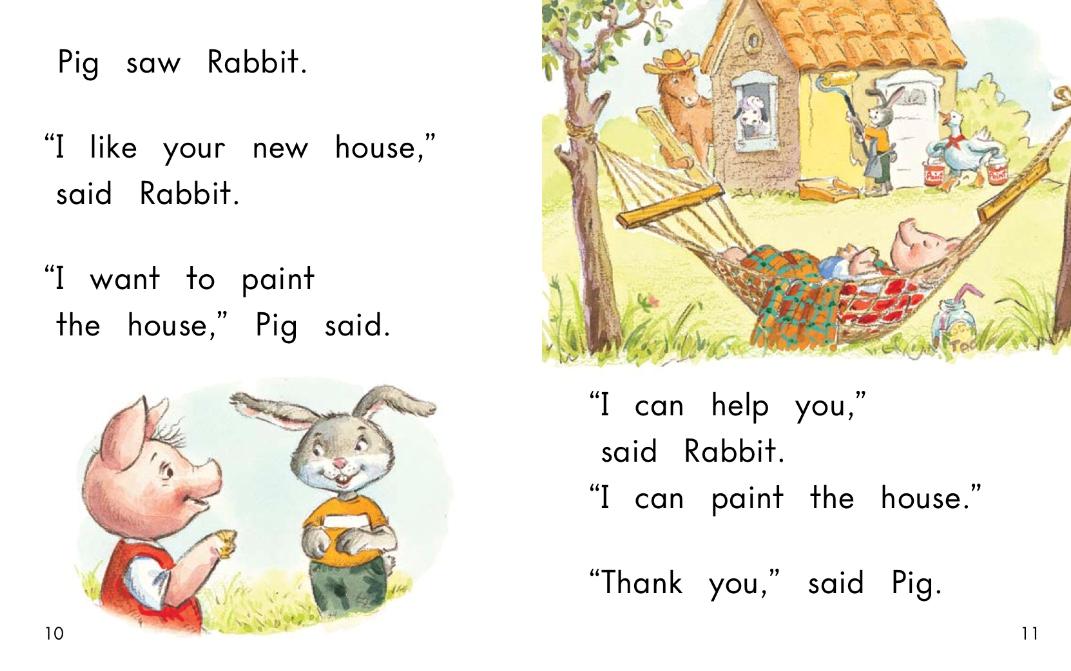 ournewhouse英语绘本,小猪的英语绘本