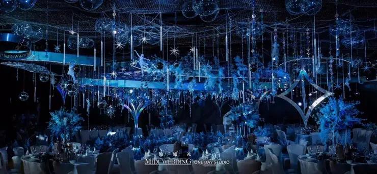 大型浪漫星空婚礼,极至浪漫的草坪婚礼