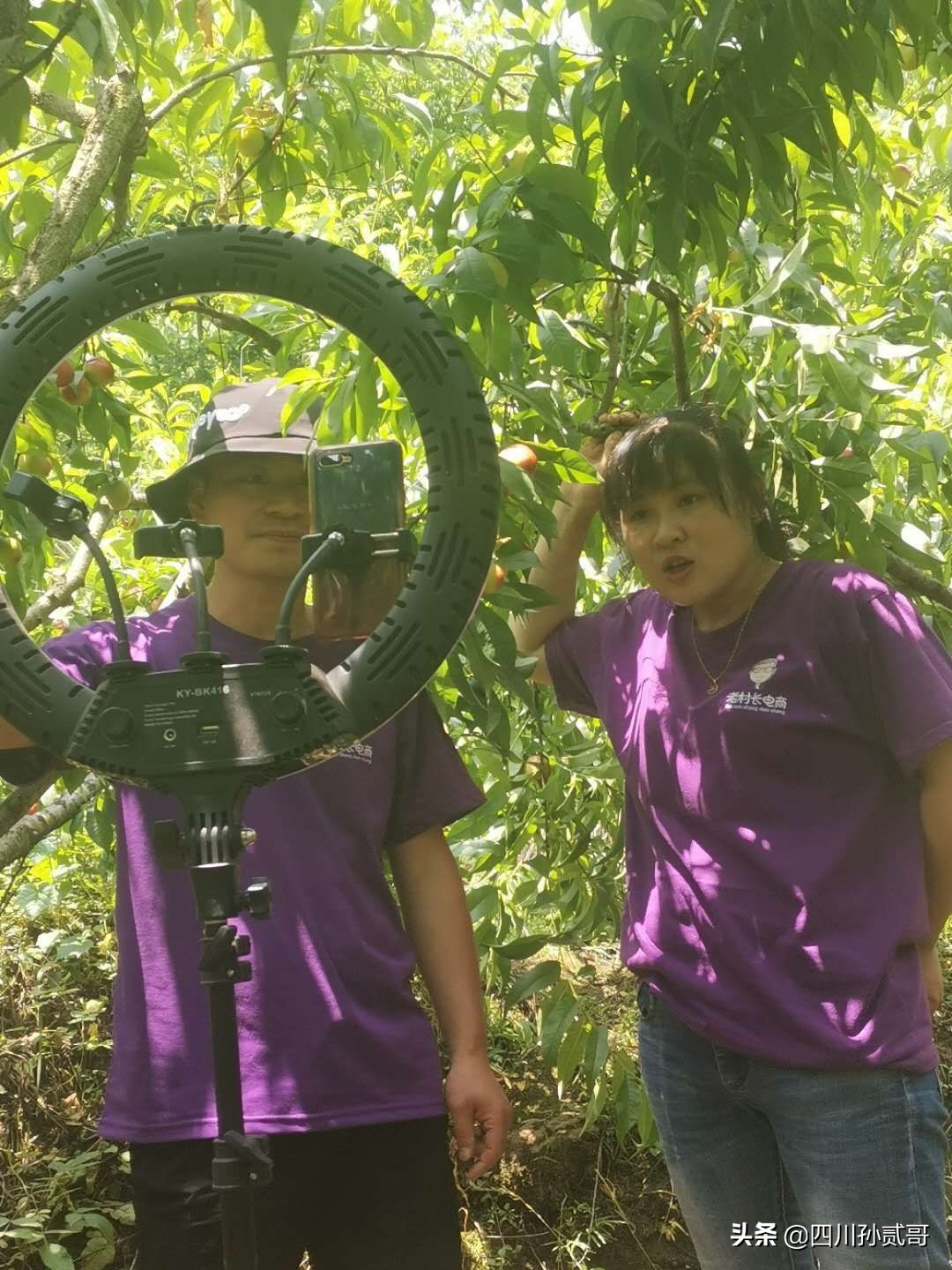 老村长农村电商,老村长农副产品直播间