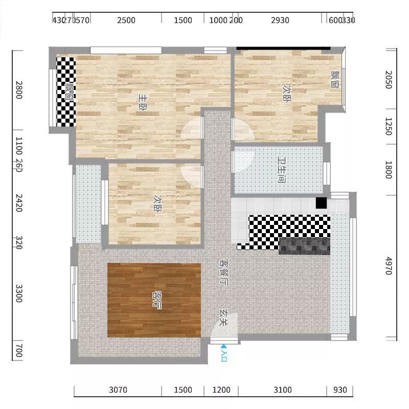 用水泥砌橱柜,用粘土做迷你橱柜