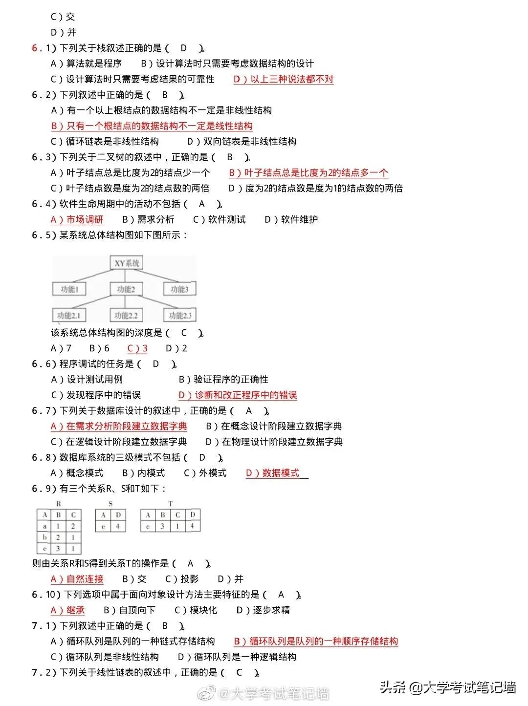 计算机二级wpsoffice选择题,全国计算机二级office题库及答案