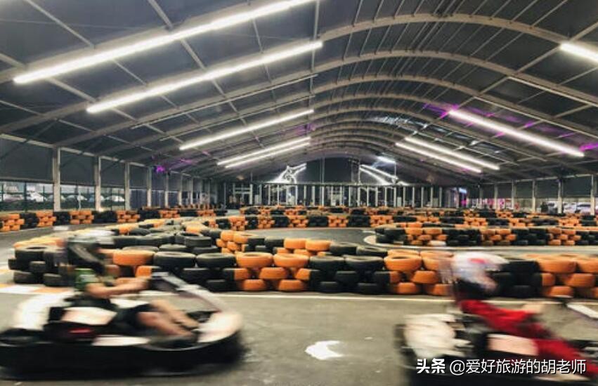 长沙月亮岛星空露营公园卡丁车,月亮岛卡丁车公园室内娱乐赛道