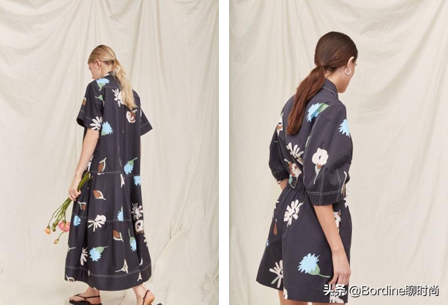 leemathews2021春夏，经典复古的条纹波点碎花