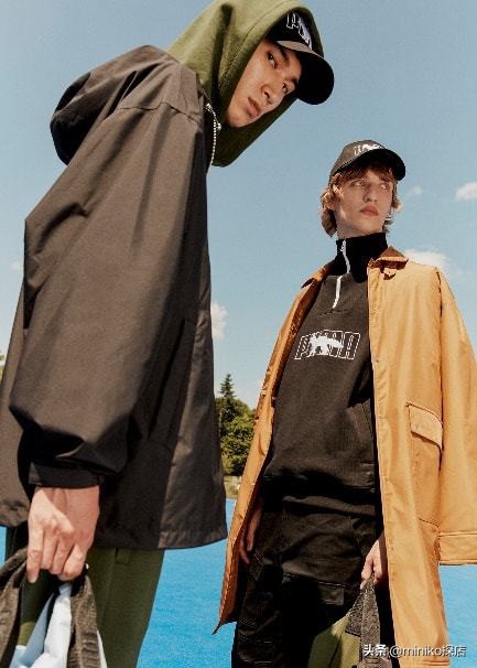 puma彪马maisonkitsune联名款,maisonkitsune和puma联名外套