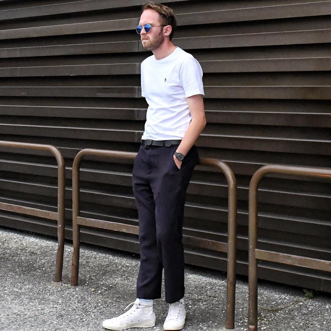 160-165矮个子男生能穿高帮鞋吗,矮个子穿高帮鞋搭配