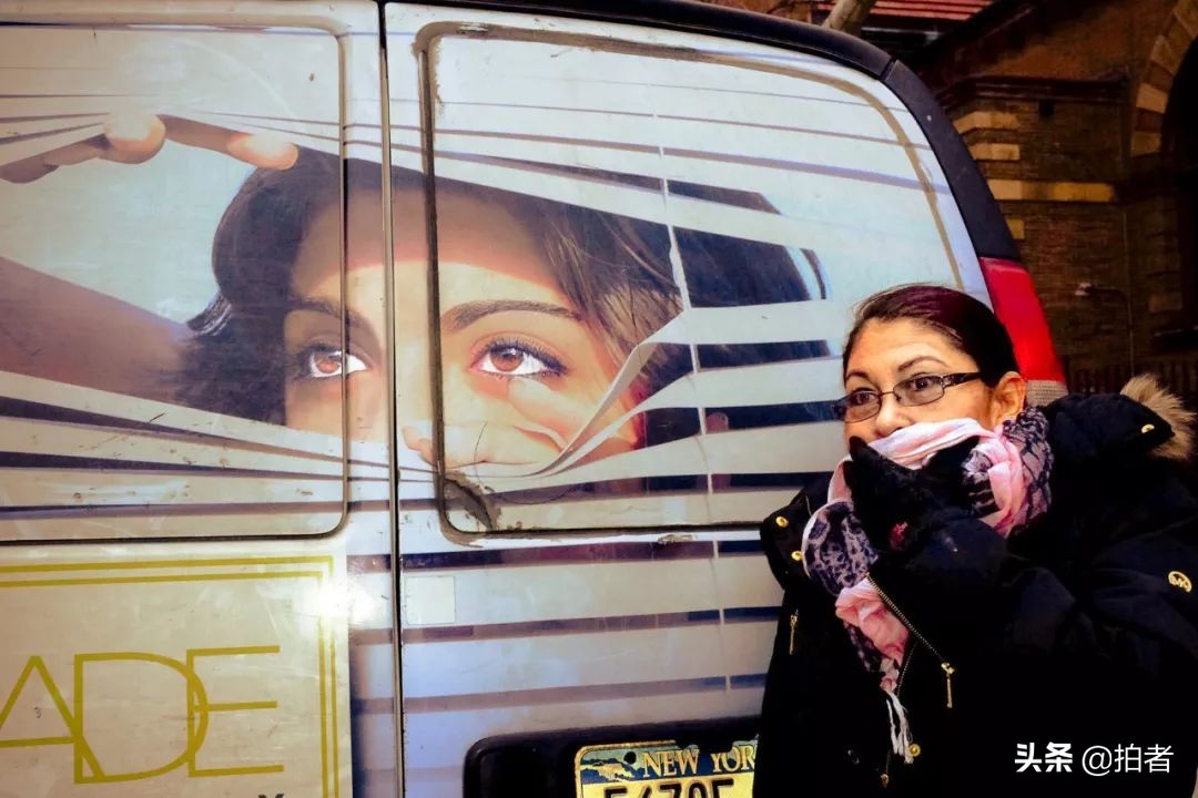 巧合抓拍到的纽约街头画面,视觉错位奇闻趣事