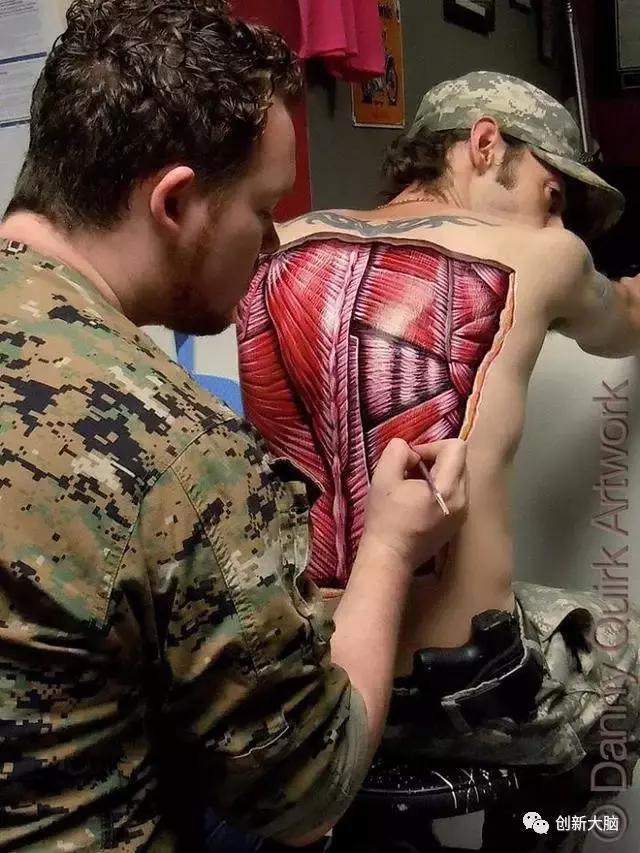 人体解剖创意图画介绍,人体解剖图创意画简介