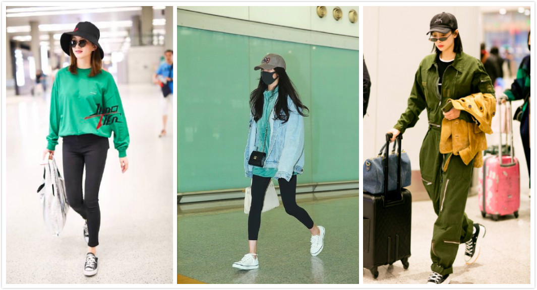 复古与潮流的帆布鞋,帆布鞋是体现休闲风的重点单品