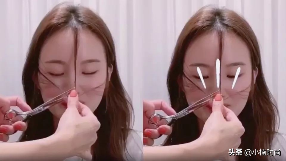 剪刘海教程自己剪八字刘海简单,剪刘海教程自己剪八字刘海学生党