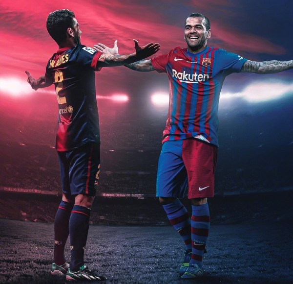 阿尔维斯成近28年来巴萨第一人,传奇回归巴萨官宣阿尔维斯加盟