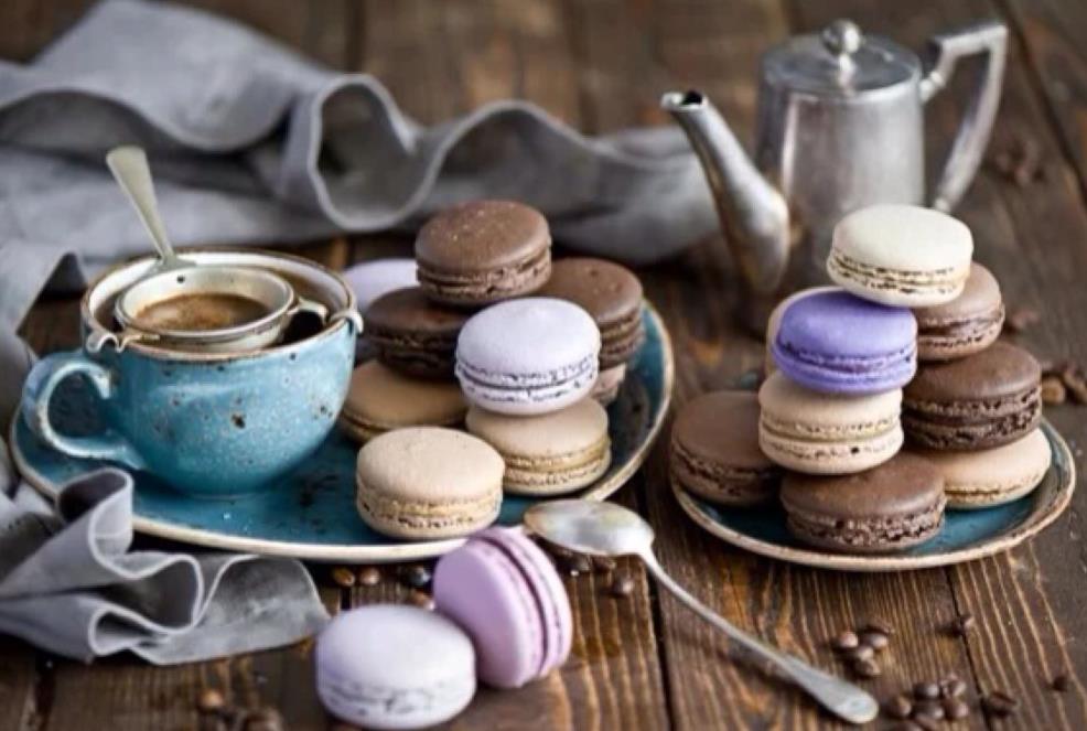 12个精致马卡龙,精致黏土手工马卡龙