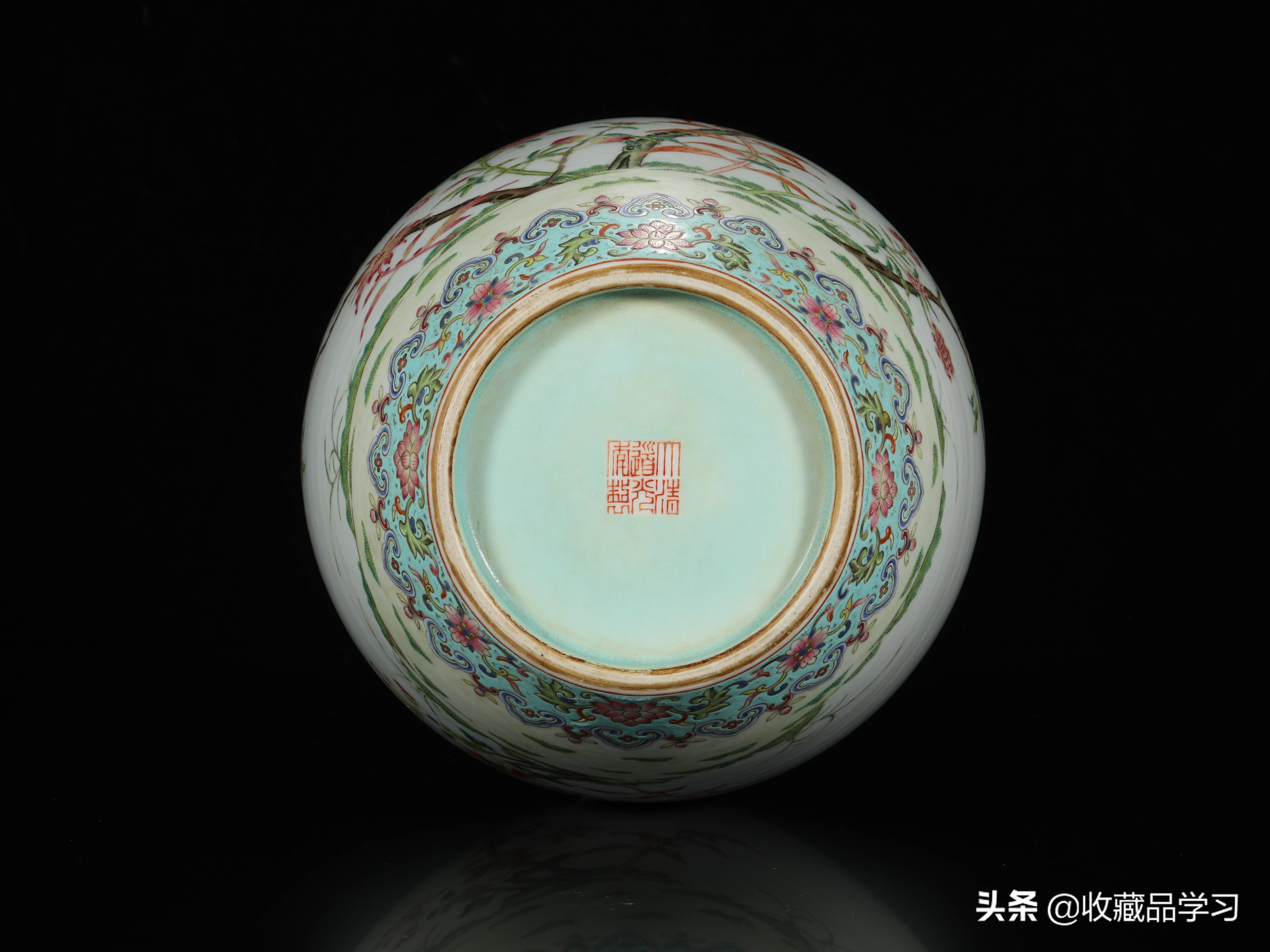 建国后大清乾隆年制底款瓷器,康熙雍正乾隆祖孙三代瓷器