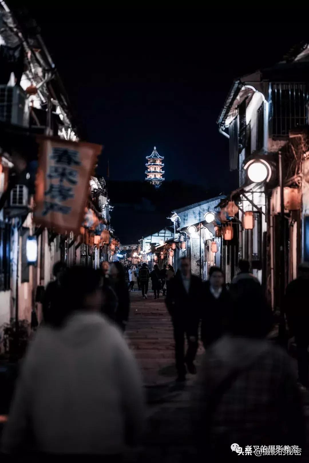 ps怎么调色能调出高级感夜景,ps古镇傍晚调色教程