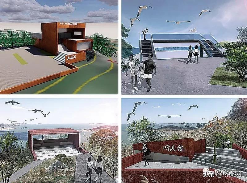 乳山口大桥最新规划图,乳山口港大桥效果图