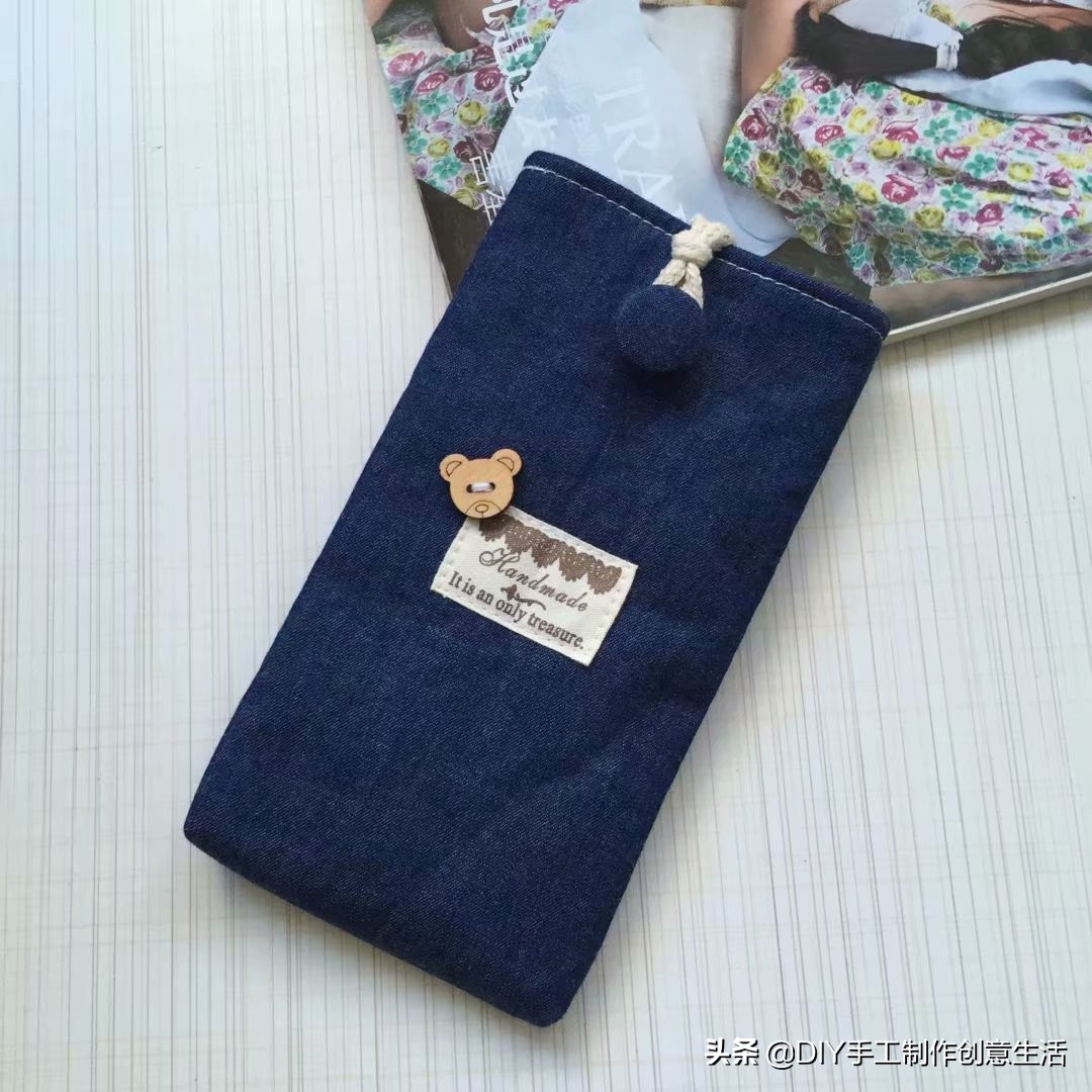 布艺手机套15pro,diy手工手机套
