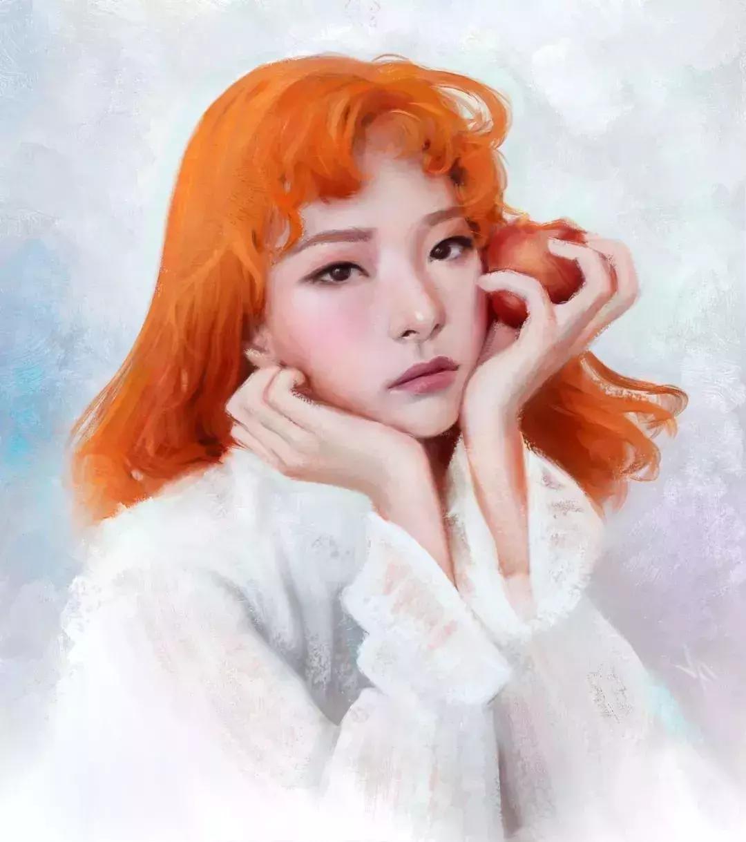 如何用手绘板画出油画纹理,画人物插画铅笔油画质感