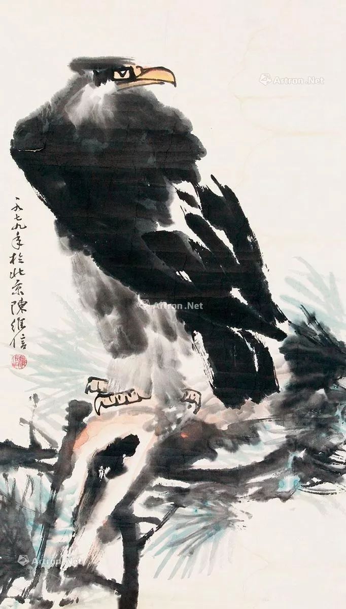 陈继儒山水画作品欣赏,陈良宗山水画作品欣赏