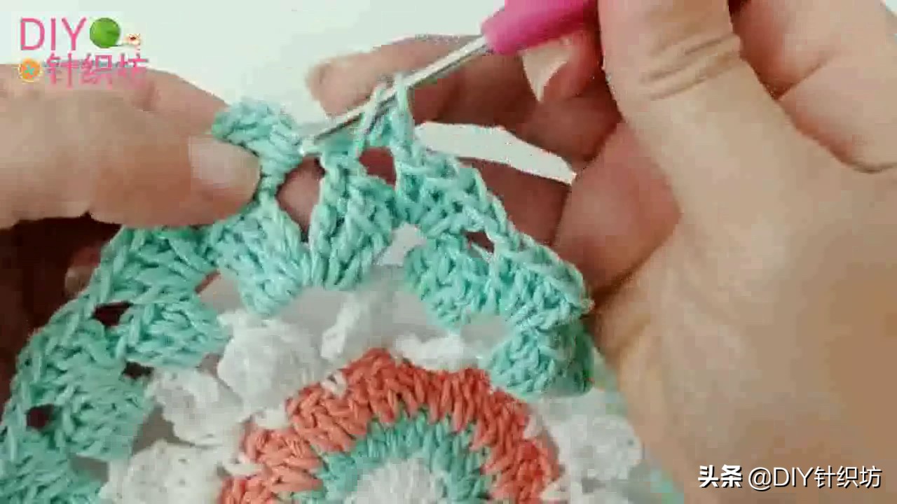 小红书同款餐垫钩织教程,餐桌垫钩织教程简单好看