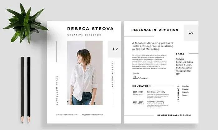 如何制作一份极简简历模板,优质简历模板怎么制作