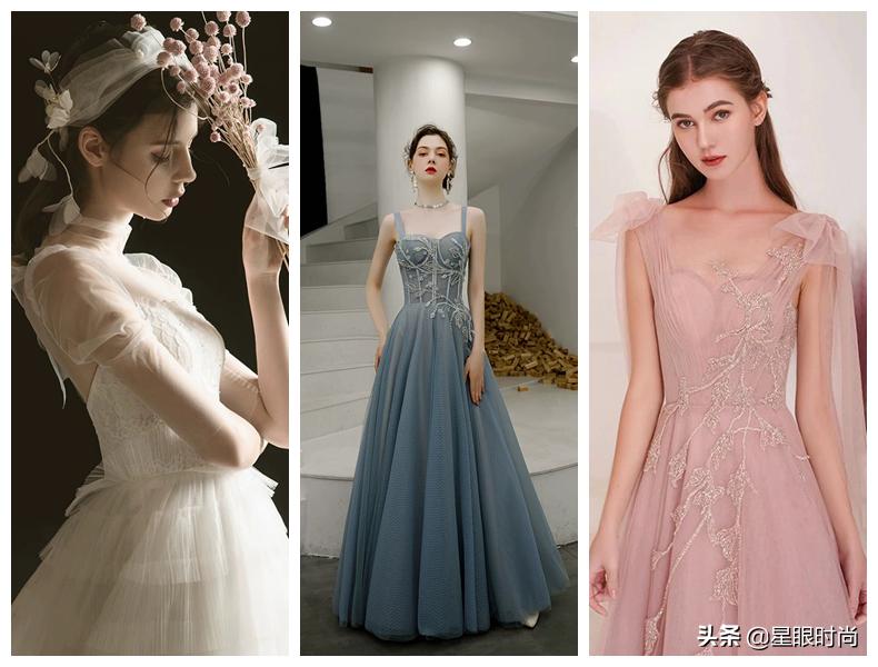 时尚显气质礼服,高端礼服女宴会气质