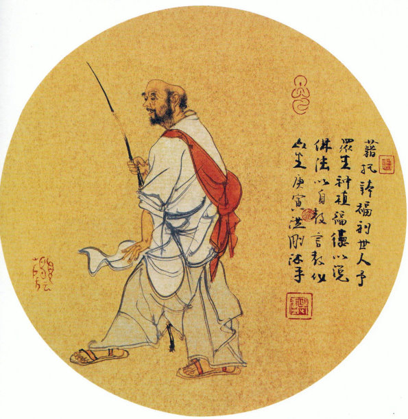 十八罗汉山水画欣赏,国画十八罗汉图片高清大图