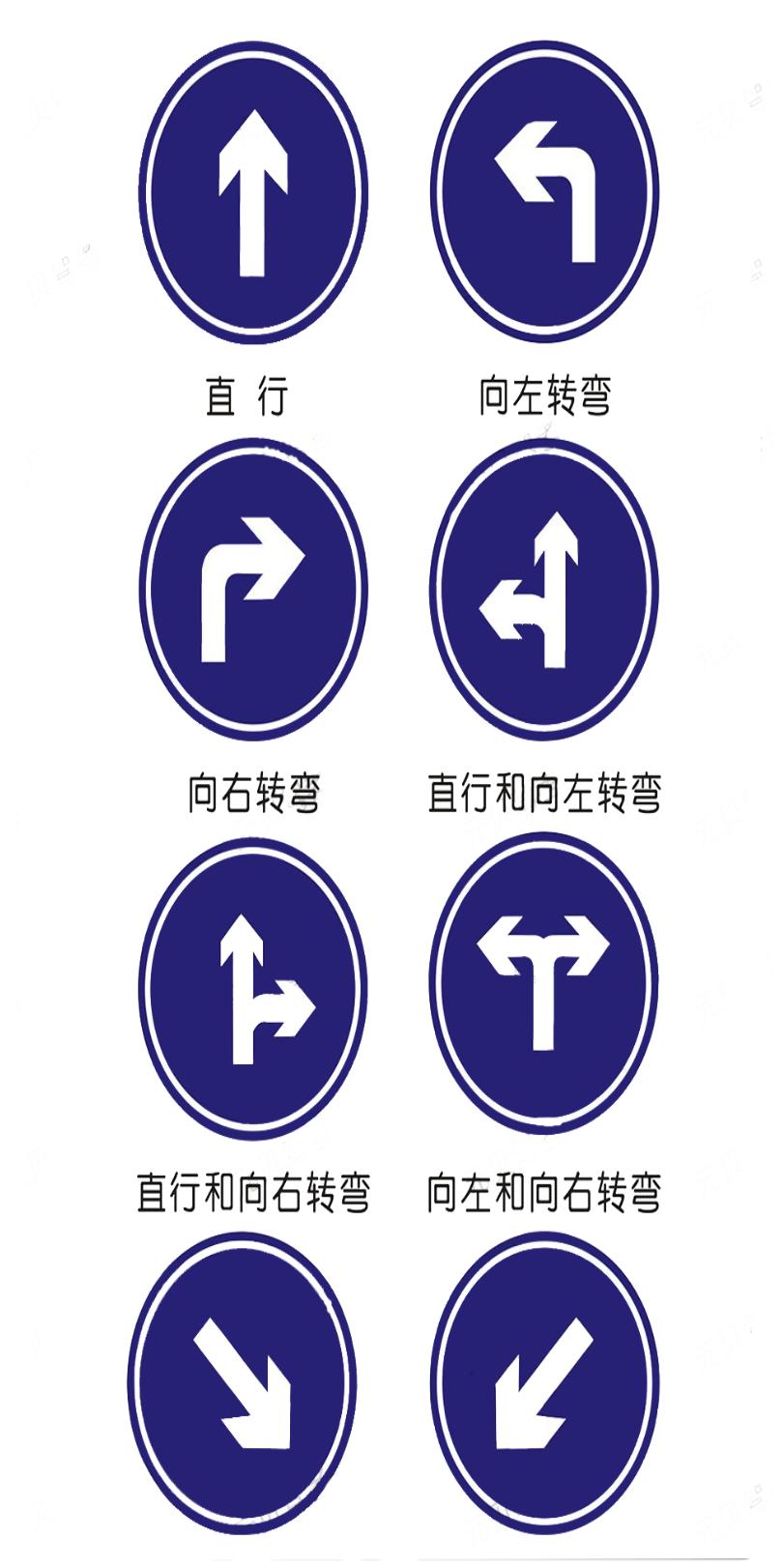 新手开车如何判断路上的指示标志,道路交通警告标志标牌图解