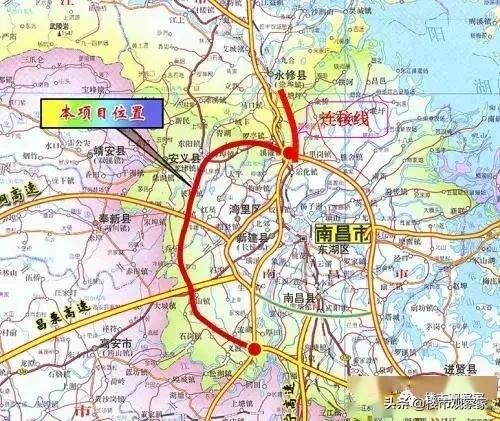 环融乐高乐园在安义考察！西二环建设安义、湾里、新建大受益