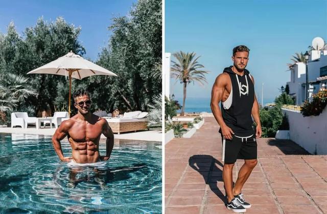 西班牙健身界新星,西班牙健美肌肉帅哥