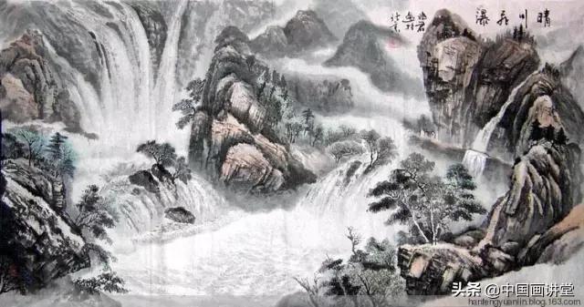 张利国画山水画欣赏,张富君山水画新作品图片