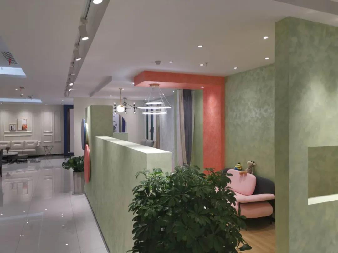 立邦艺术涂料店面,立邦最新专卖店效果