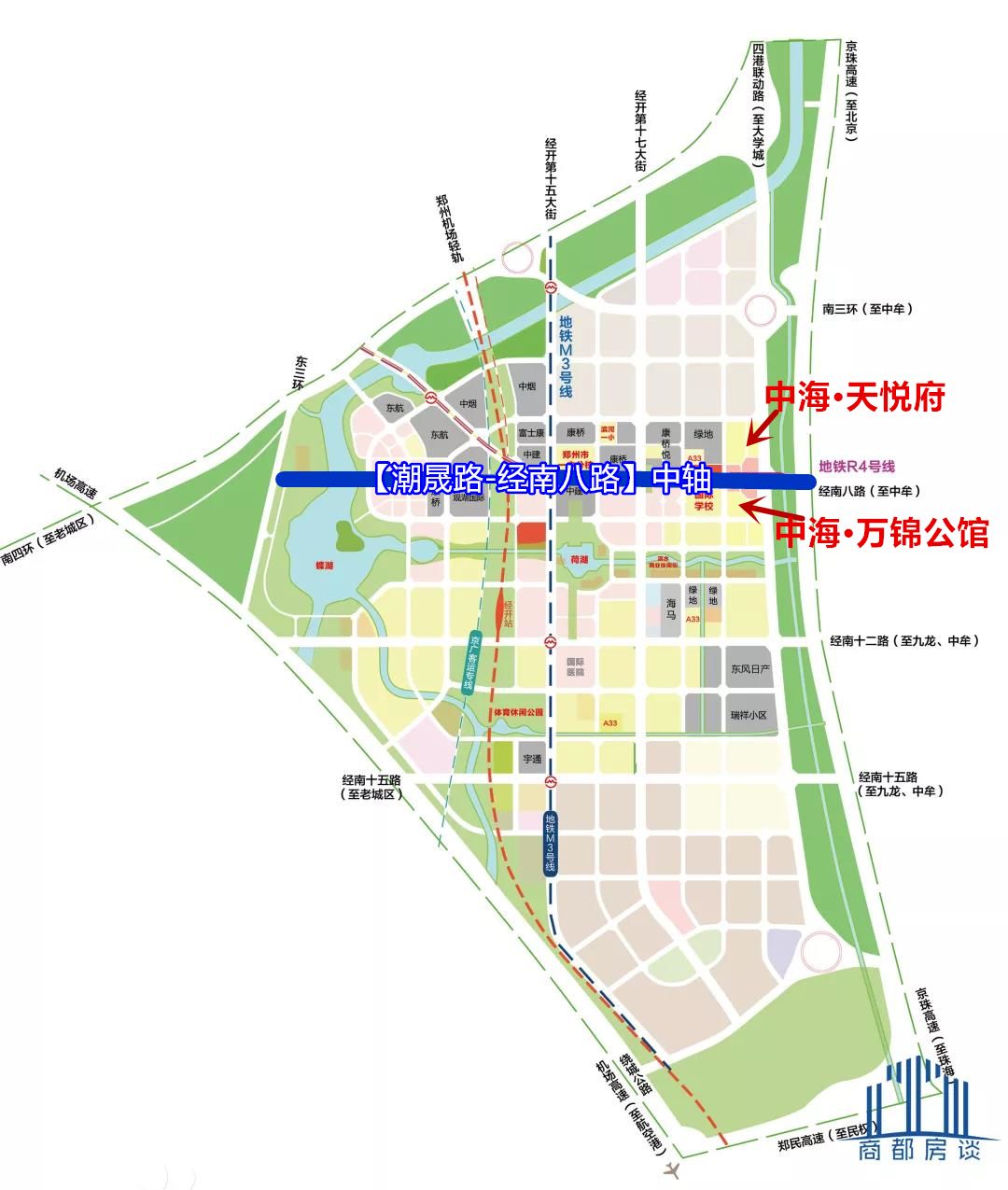 汇集郑州众多资源的中轴线上，这个项目竟艳压群芳