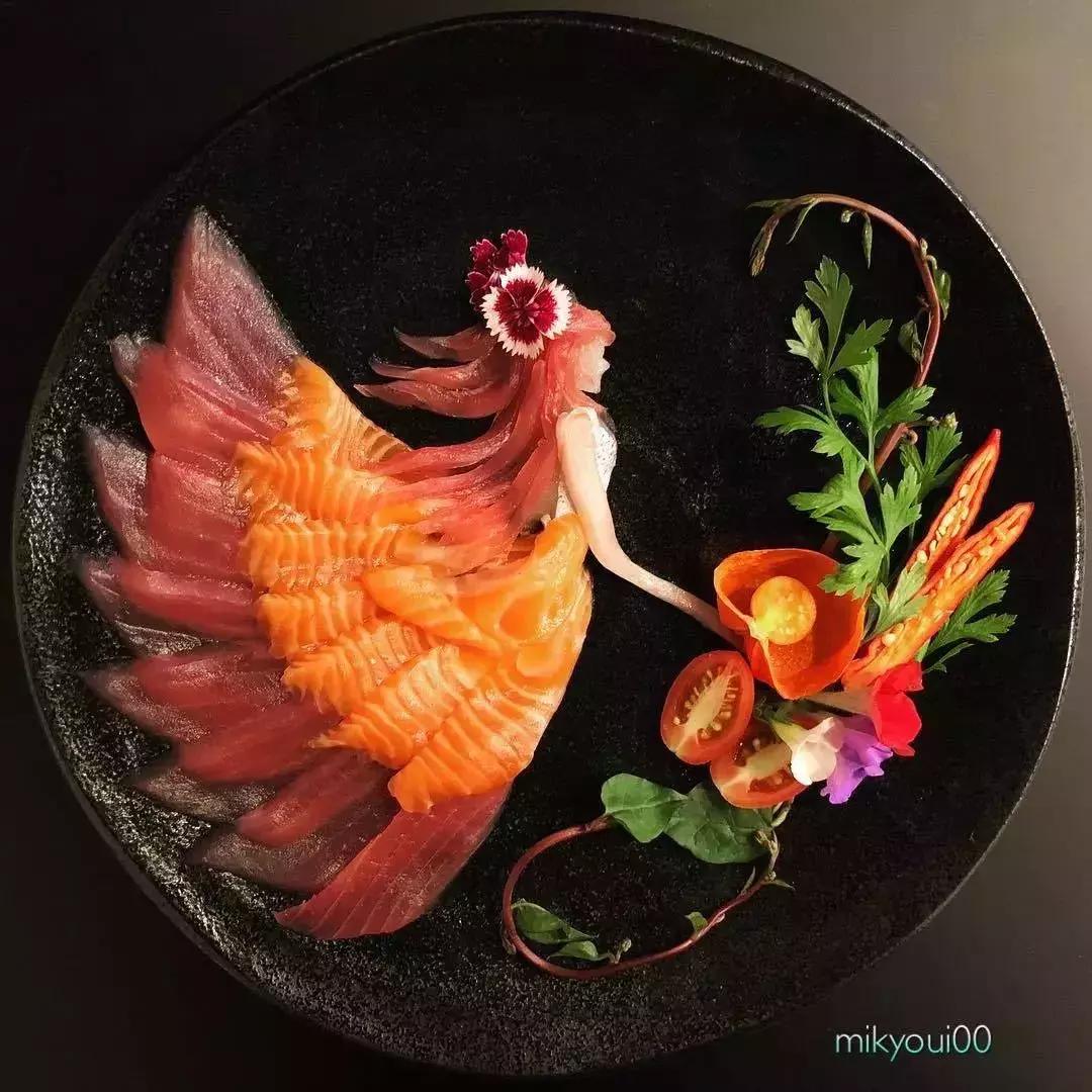 他用3d作画每张图都美到窒息,用三文鱼作画也能美到爆