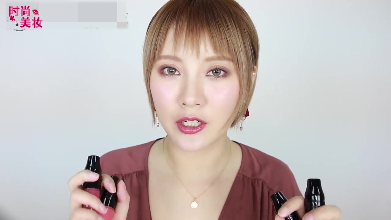 美妆教程涂唇釉,兰蔻美妆视频教程