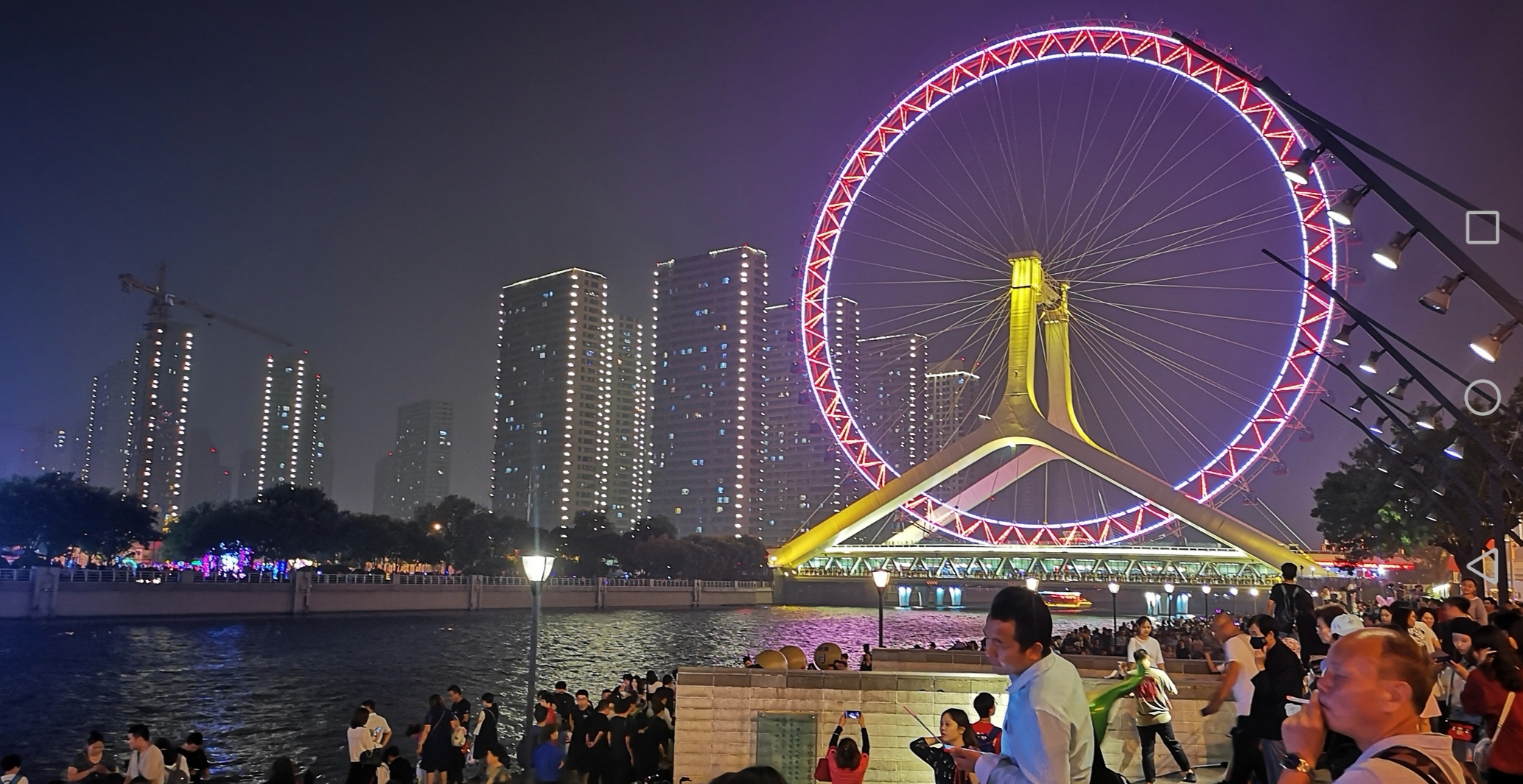 天津打卡天津之眼,去天津之眼打卡