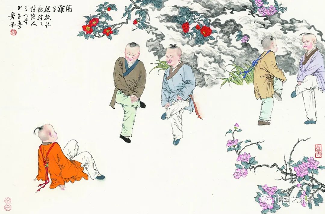 萧和人物画展,萧逸和搭配专属造型