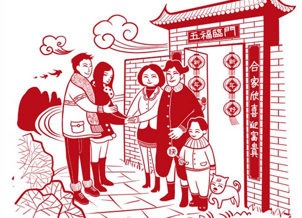 春节小知识英文小短文,写与春节有关的作文400个字