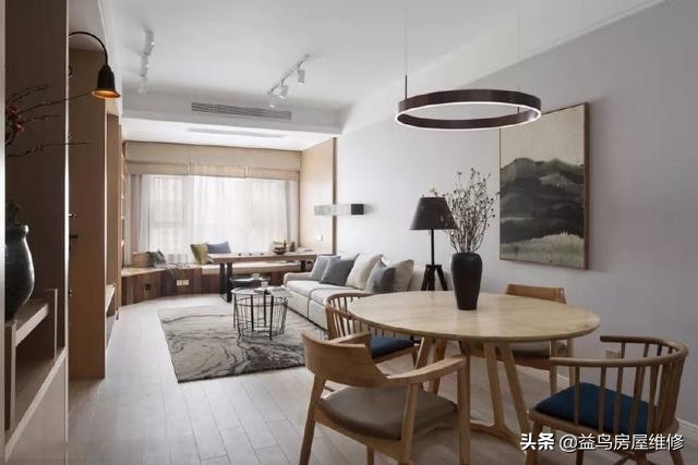 南北通透客厅餐厅厨房连体效果图,餐客厅不一体怎么设计