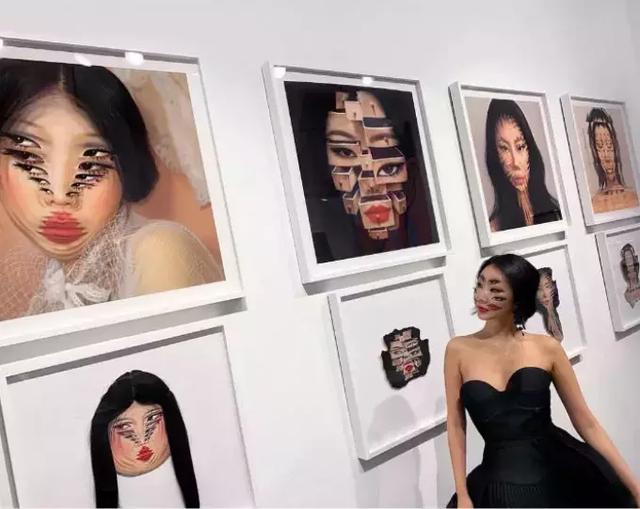 南韩姑娘脱去上衣：创“三体幻妆隐形术”，皮肤作画狂圈63万粉