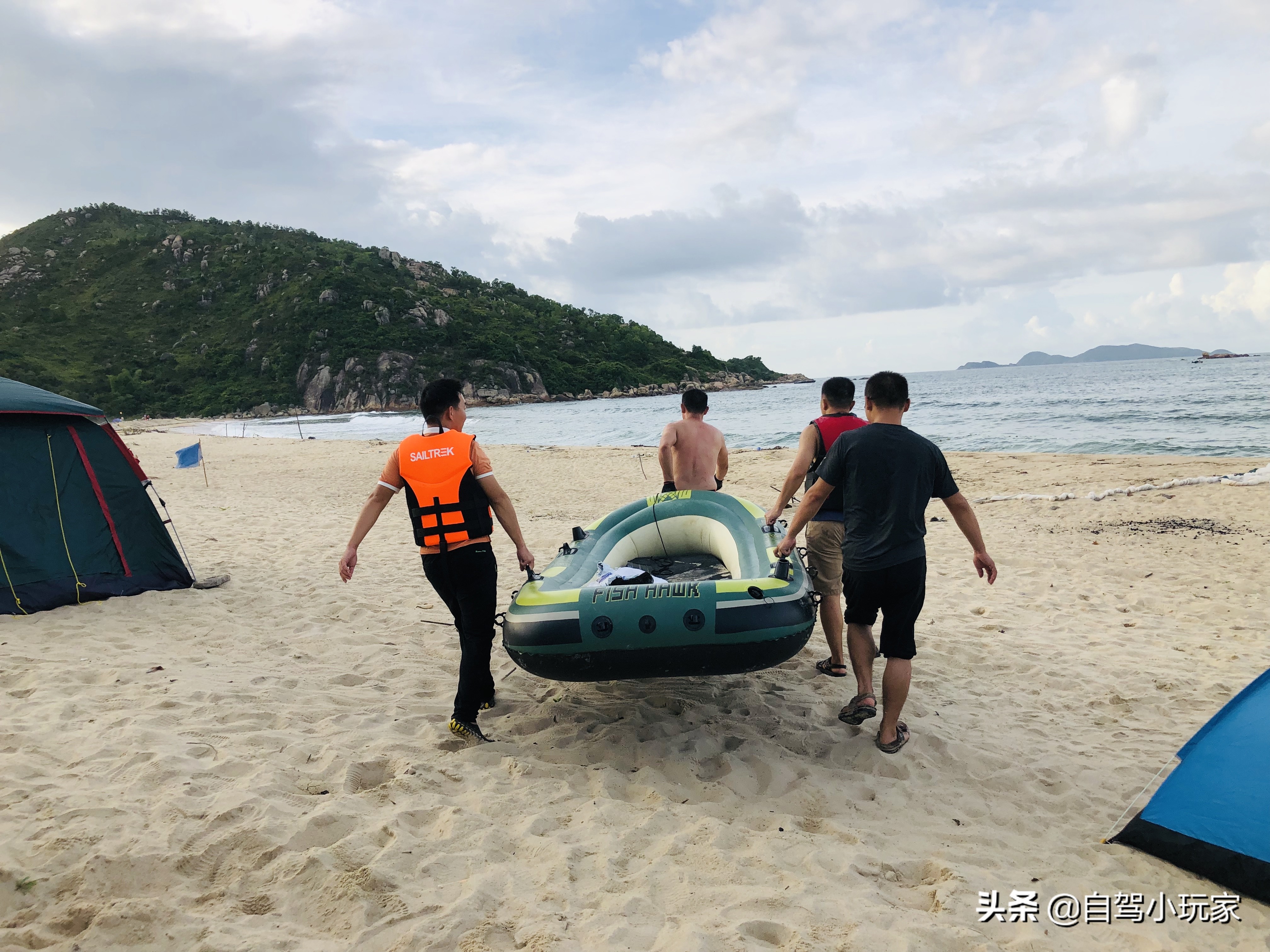 惠州最美礁石海滩,惠州最干净的沙滩推荐