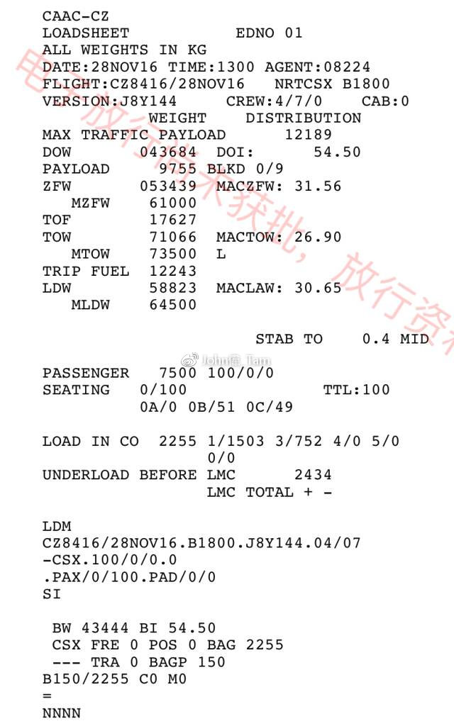 飞机航舱简介,航飞基础知识
