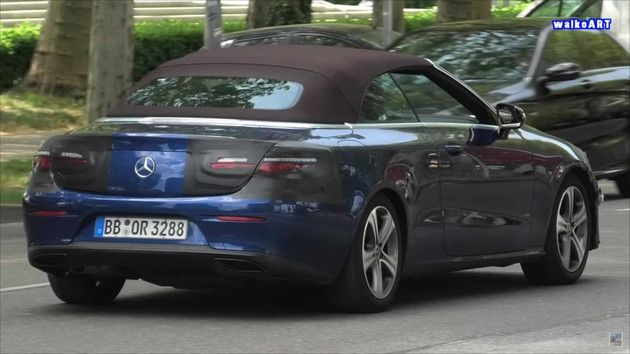 全新一代奔驰e级路试谍照曝光,新款奔驰e级敞篷版谍照曝光