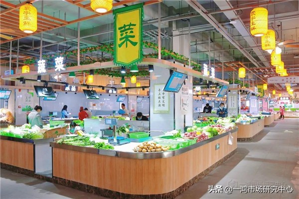 农贸菜市场设计案例效果图,现在的农贸市场怎么设计