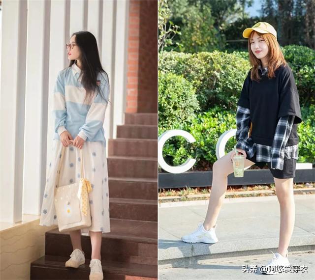 卫衣搭小衬衫最新穿法,还在穿卫衣内搭衬衣才够时髦