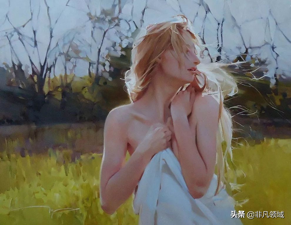 俄罗斯画家笔下的田园风光,俄罗斯画家的油画艺术美到极致