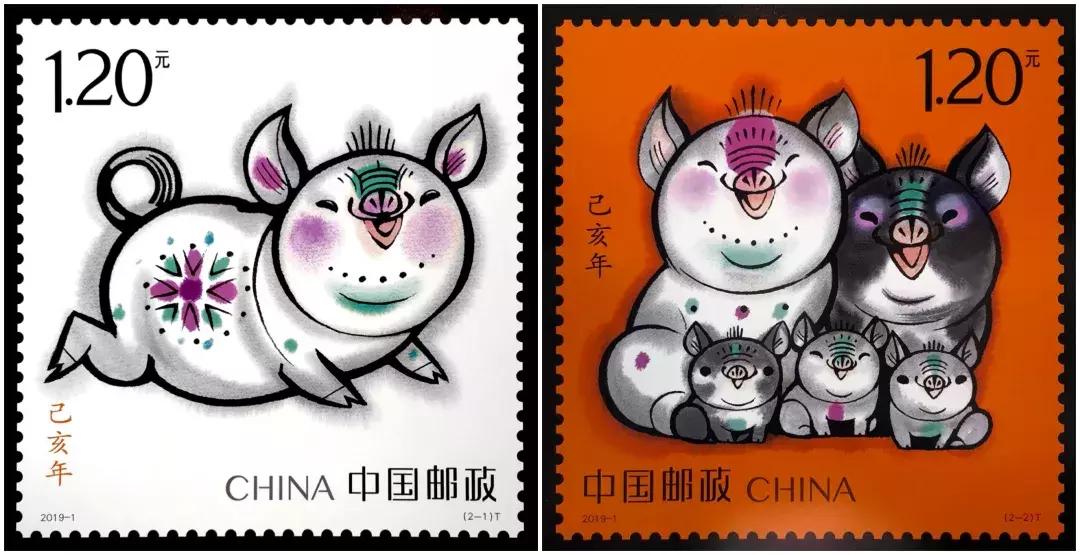 韩美林猪年邮票一套多少钱,癸亥年邮票韩美林设计
