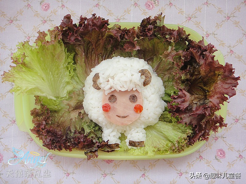 卡哇伊的儿童便当，只要学会几种简单造型，做起来毫不费力