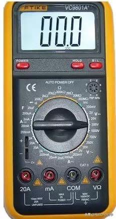 数字万用表使用教程图解,数字万用表使用方法图解通俗易懂