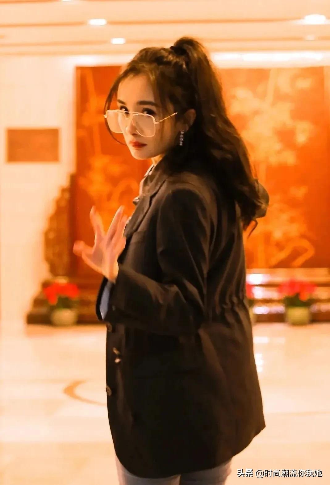 又酷又帅气的发型高马尾,复古发型女生港风长马尾