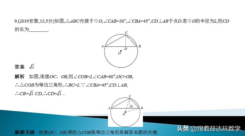 中考圆的综合题基本思路,初中数学圆的培优题解答